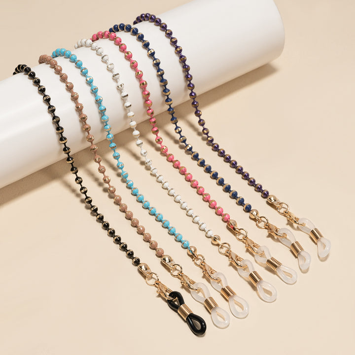 Elegant Beaded Eyewear Holder Chain Bowlift