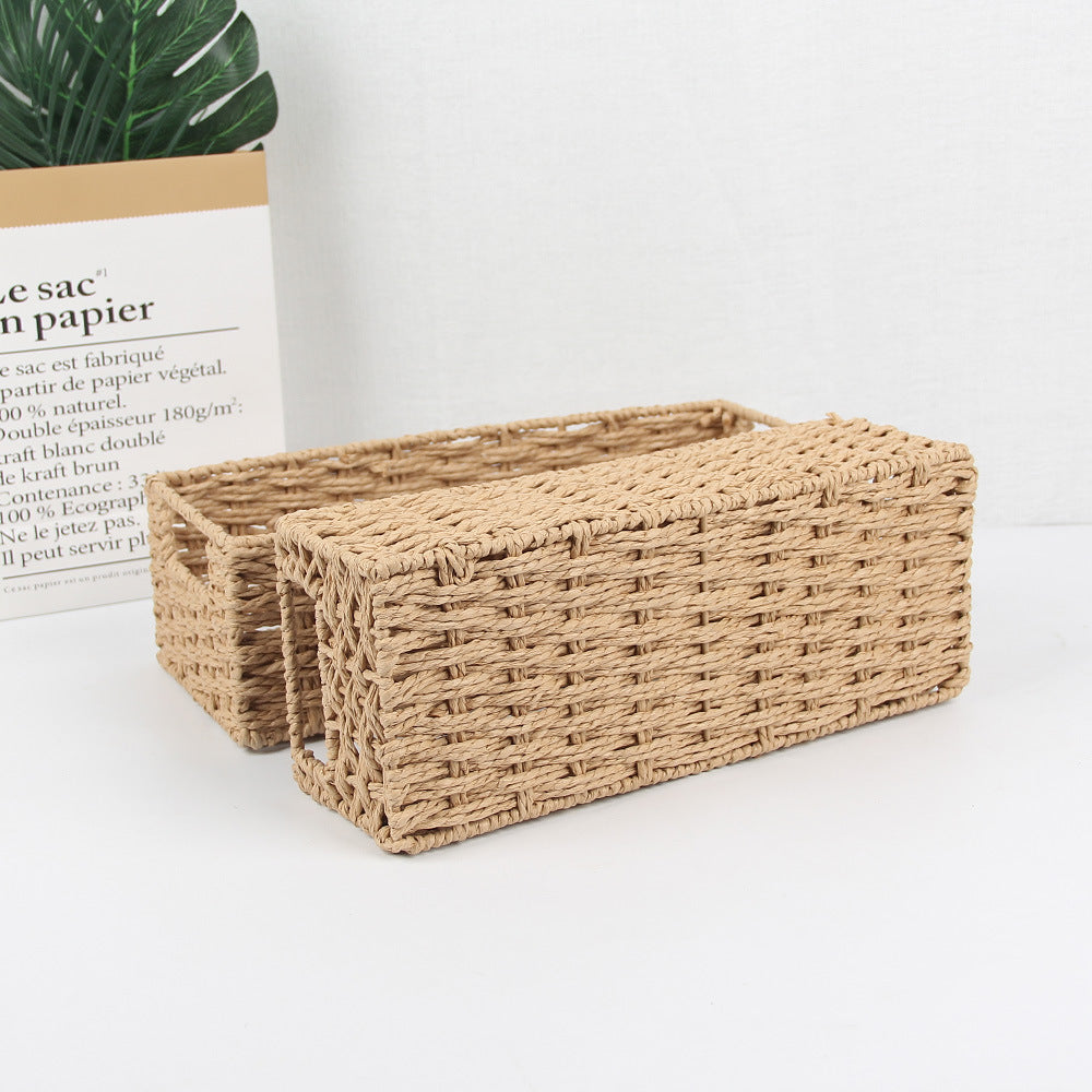 Natural Woven Storage Organizer