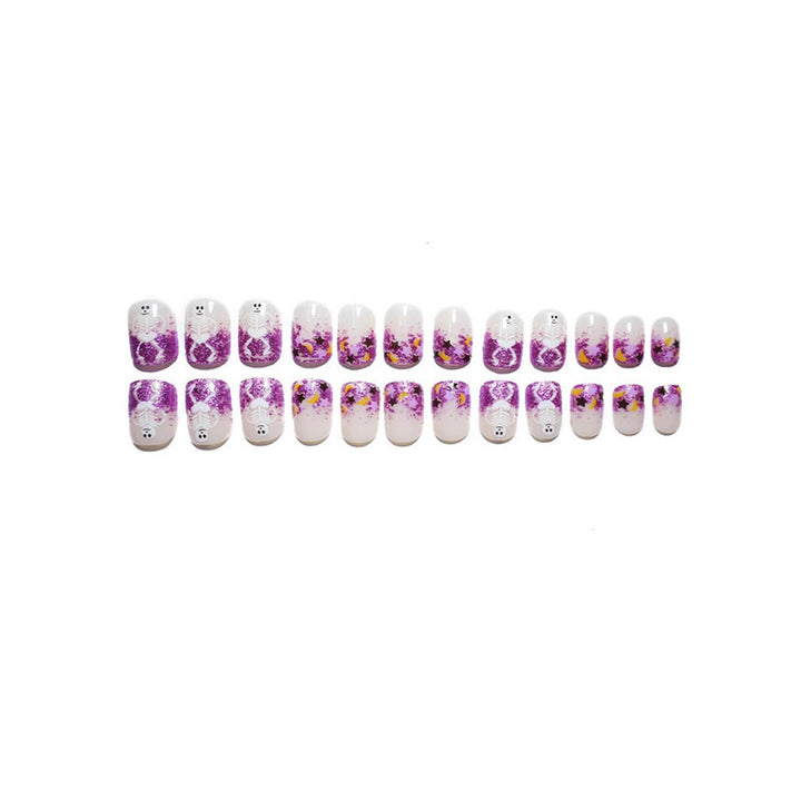 Creative Halloween-Inspired Press-On Nail Art Bowlift