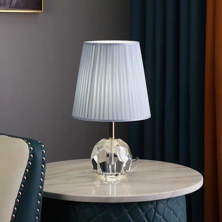 Crystal Base Accent Table Lamp