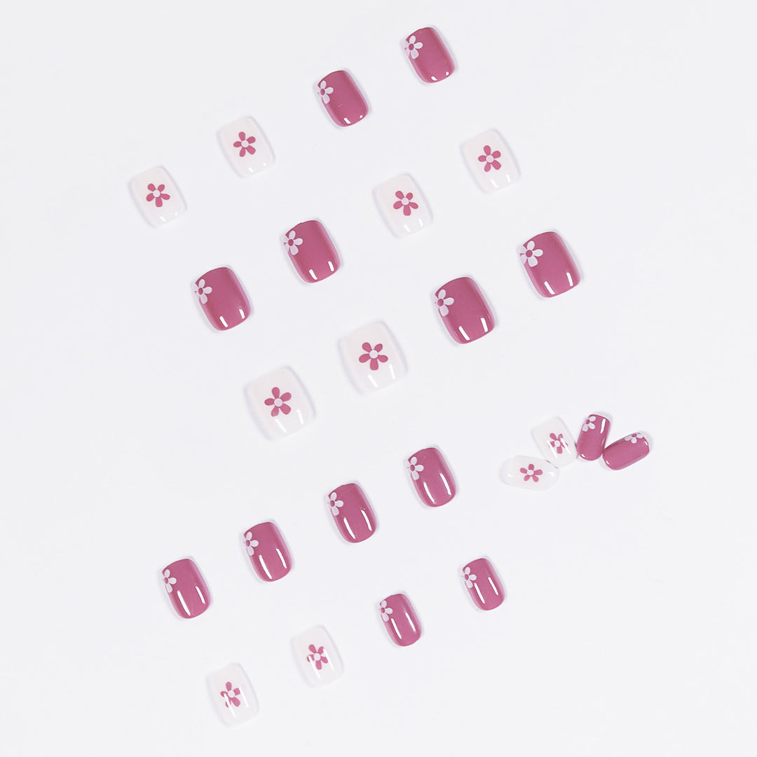 Artful Nail Art with Floral Elements Bowlift