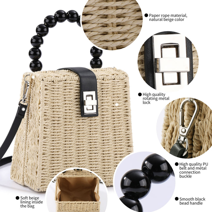 Women's Designer Basket Bag with Unique Grip Bowlift