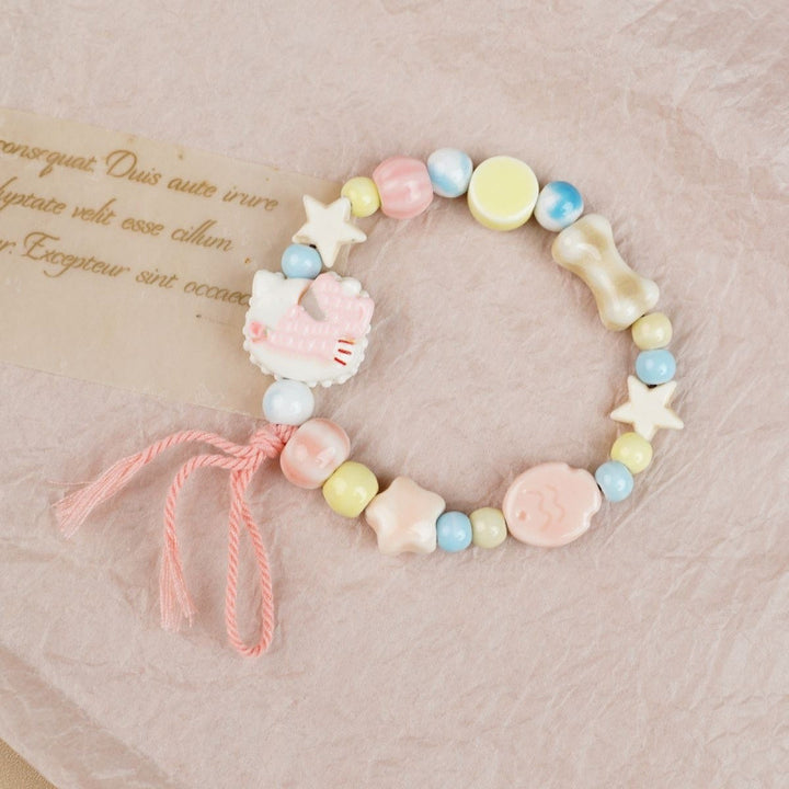 Heart-Shaped Beaded Bracelet Bowlift