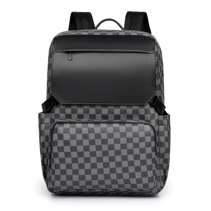 High-Quality Trendy Checkerboard Backpack Bowlift