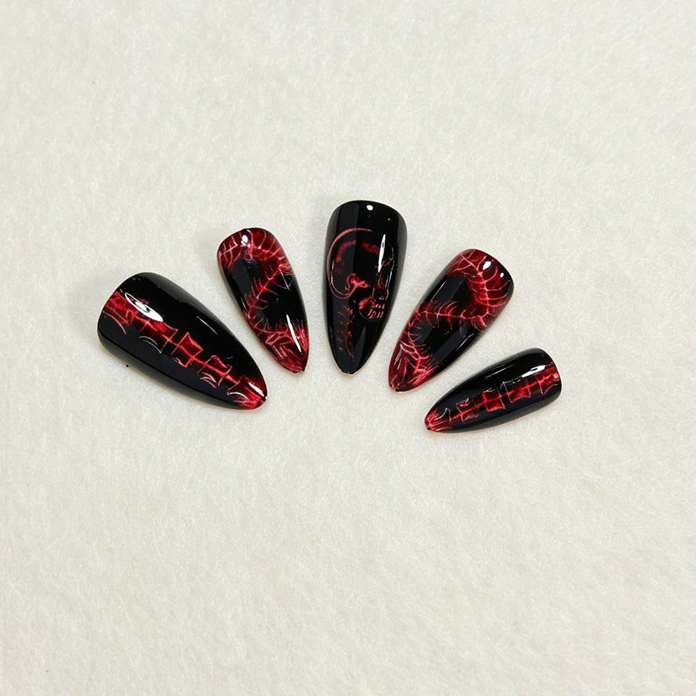Gothic-Inspired Nail Art Tips Bowlift