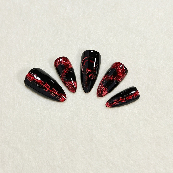 Gothic-Inspired Nail Art Tips Bowlift