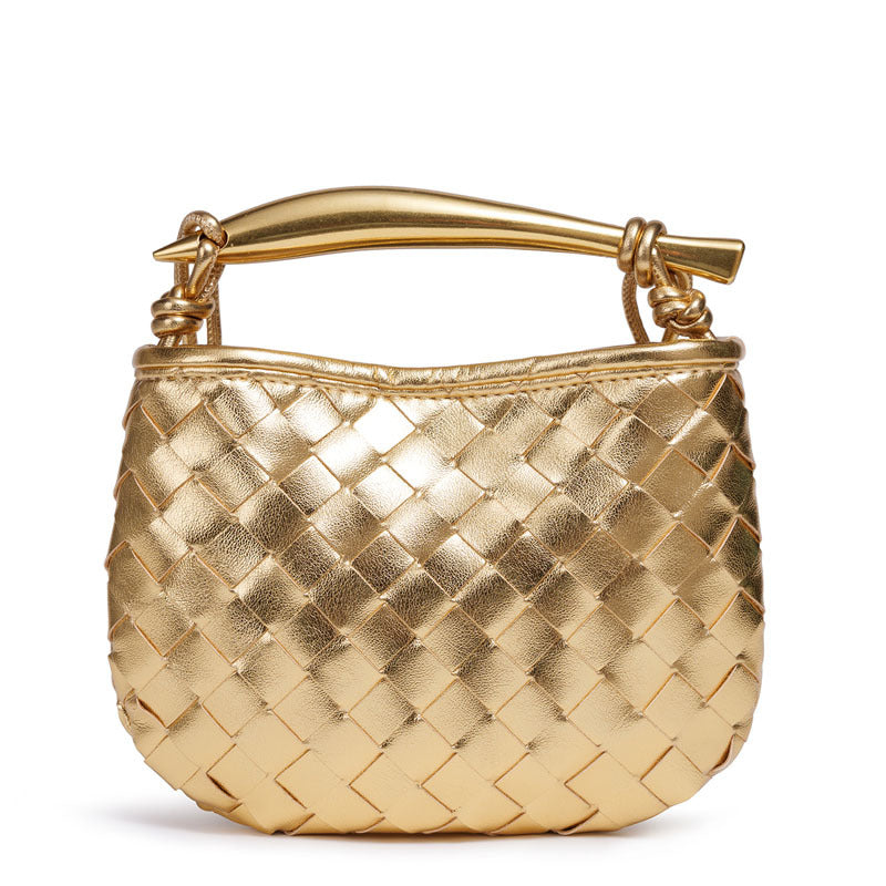 Stylish Woven Handbag Bowlift