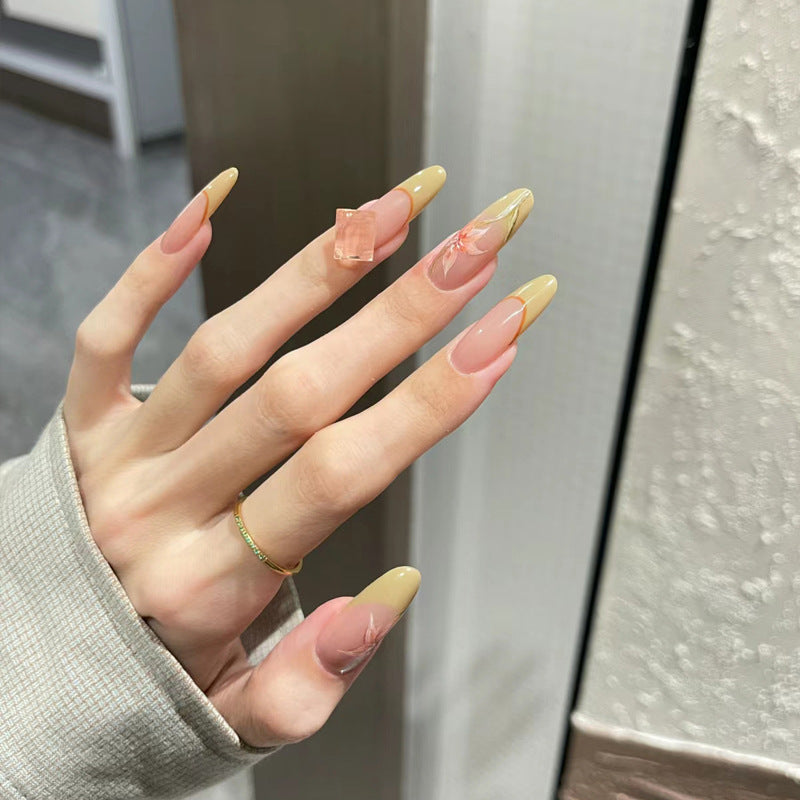 Elegant Sculpted Press-On Nails Bowlift