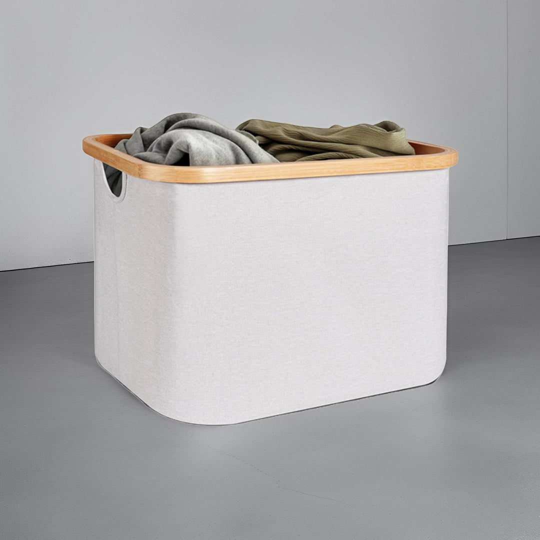 Trendy storage basket with bamboo frame Bowlift