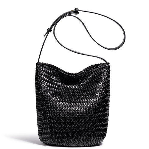 Handcrafted Woven Bucket Bag Bowlift
