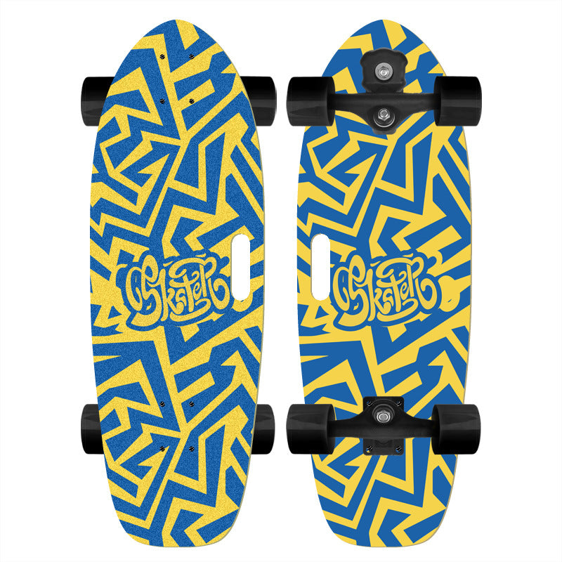 Skateboard with Custom Cartoon Design Bowlift