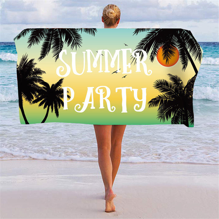 Beach towel with creative dollar design Bowlift
