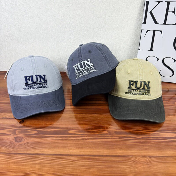 Women's Fun Embroidered Cap Bowlift
