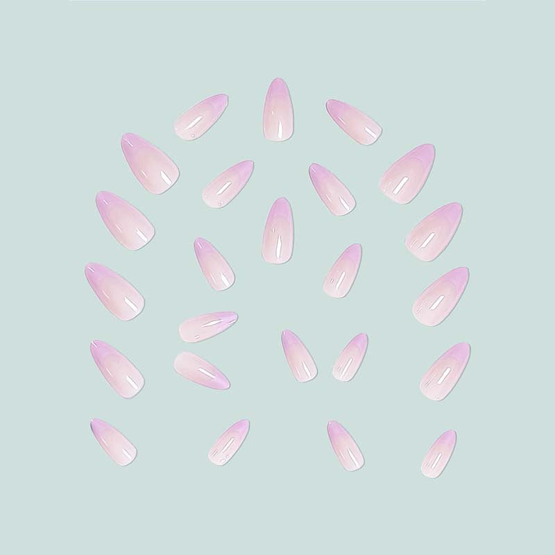 Elegant Stiletto artificial nails with ombre effect Bowlift