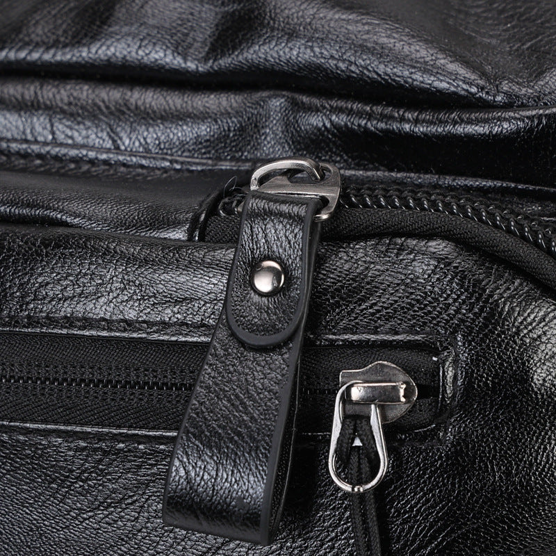 Men's stylish and functional leather backpack Bowlift