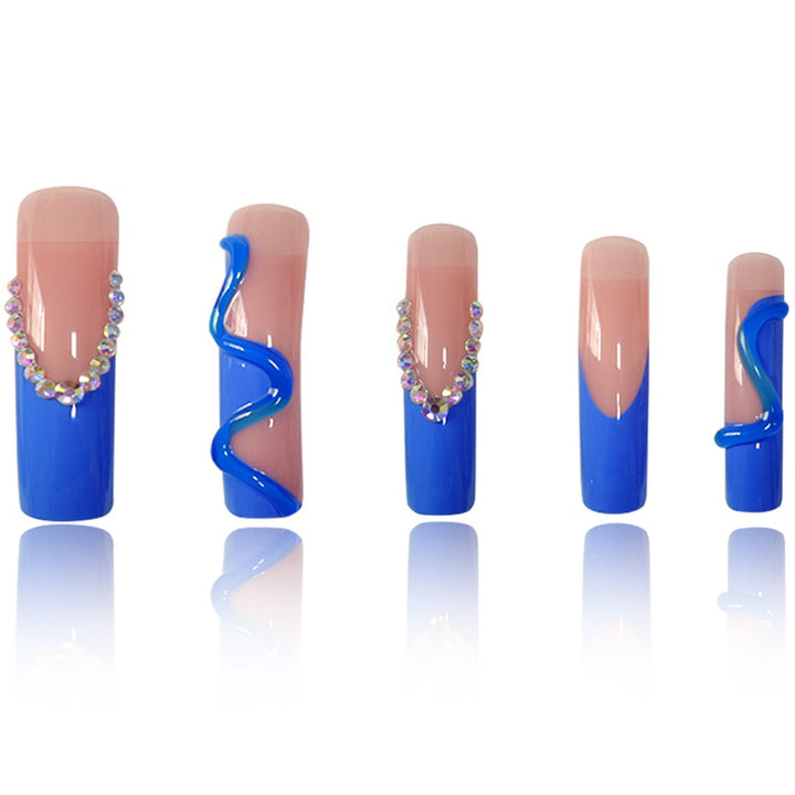 Artistic Press-On Nails Set Bowlift