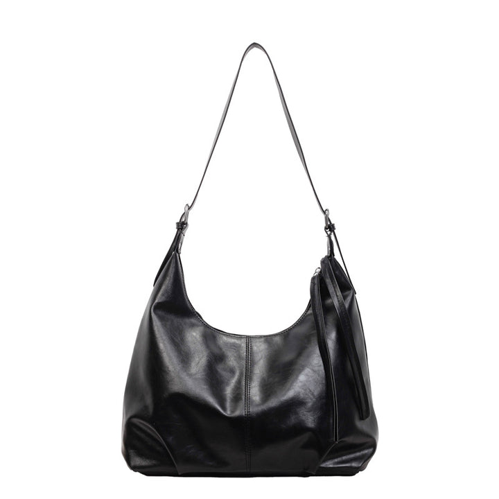 WoLuxurious Soft Leather Shoulder Bag Bowlift