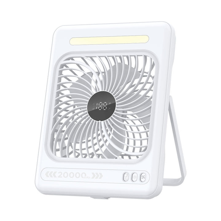 Unisex Digital Display Rechargeable Table Fan Bowlift