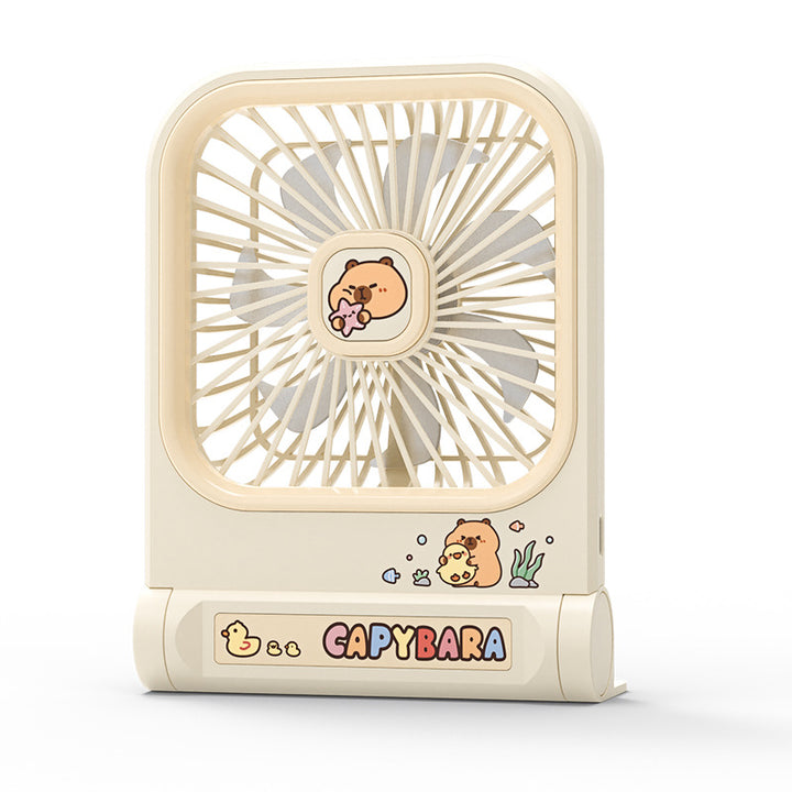 Women's portable mini handheld fan with creative animal design Bowlift