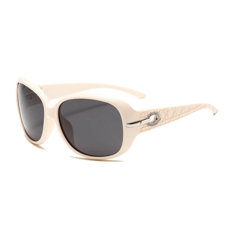 Women Elegant Oversized Sunglasses with Fashionable Pattern Bowlift