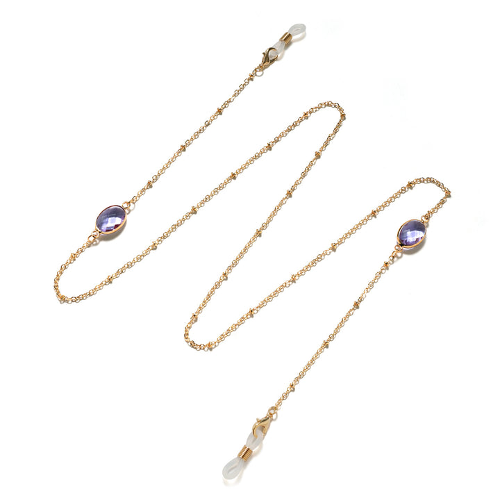 Elegant Gemstone-Embellished Eyewear Holder Bowlift