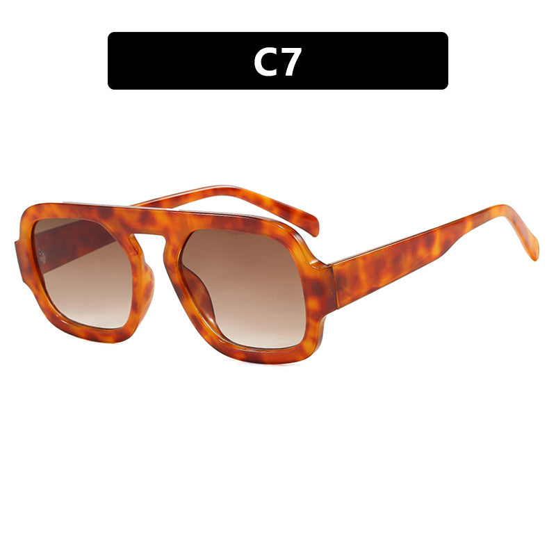 Women's trendy sunglasses with distinct angular design and UV protection Bowlift