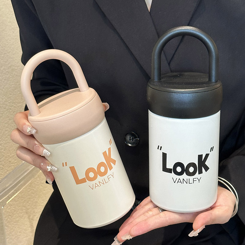 Women's Insulated Drinking Container with Practical Carrying Handle Bowlift