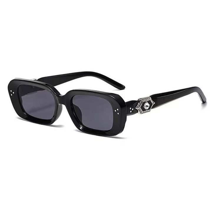 Sophisticated Wide Square Frame Sunglasses