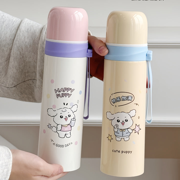Insulated drinking bottle with removable straw Bowlift