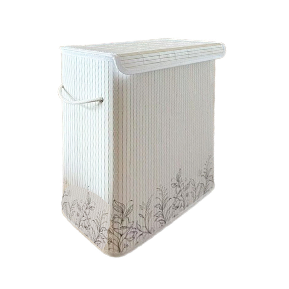 Natural Bamboo Laundry Basket with Lid Bowlift