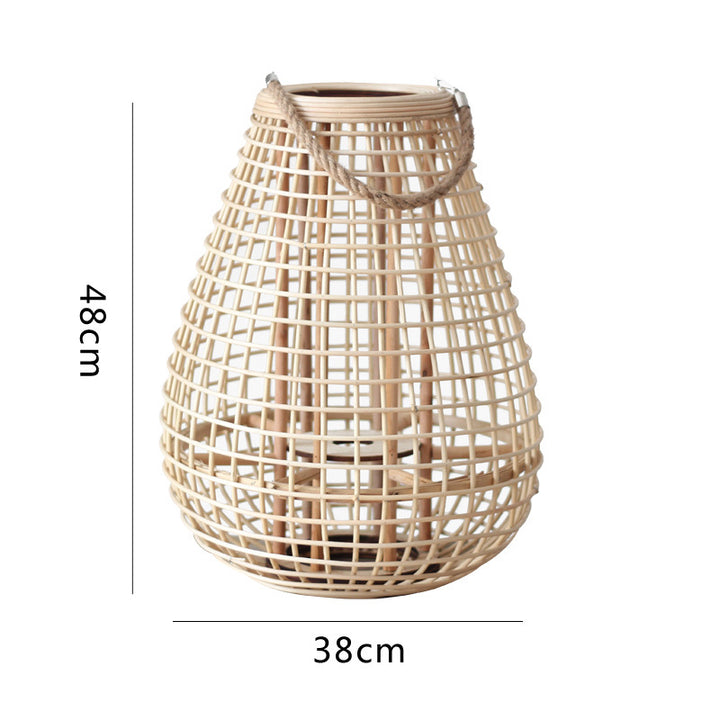 Decorative Rattan Lantern Bowlift