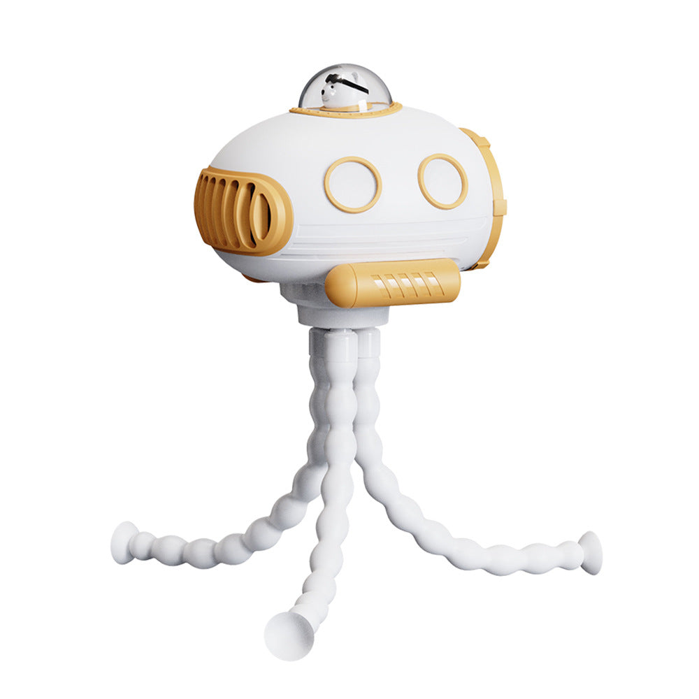 Unisex nan multifunctional baby toy with flexible suction cup legs, grasp and biting functions Bowlift