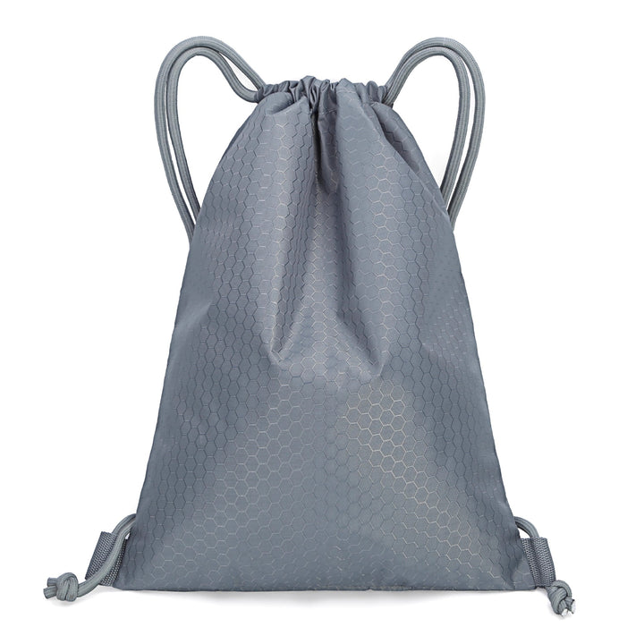 Honeycomb Texture Drawstring Backpack Bowlift
