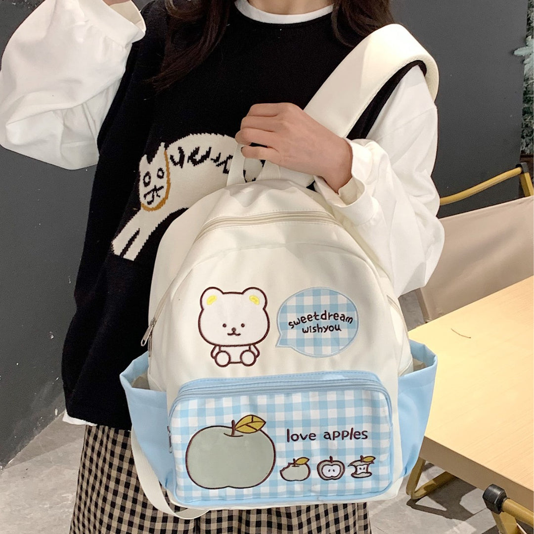 Kids Cartoon-Themed Backpack Bowlift
