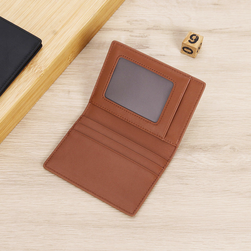 Slim Leather Card Case Bowlift