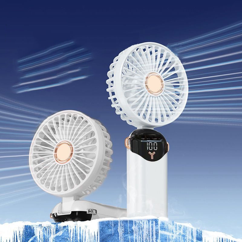 Portable battery fan with digital display Bowlift