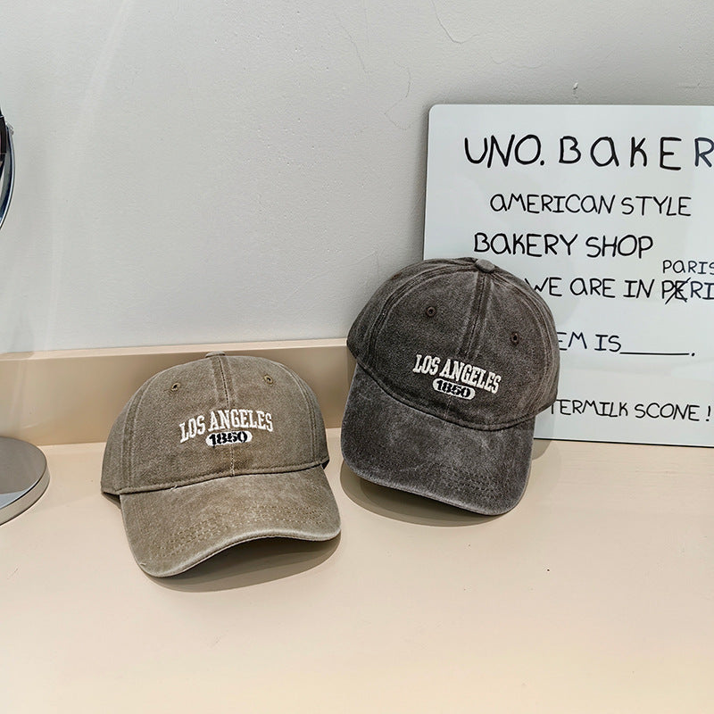 Women's Vintage-Inspired Fabric Baseball Cap Bowlift