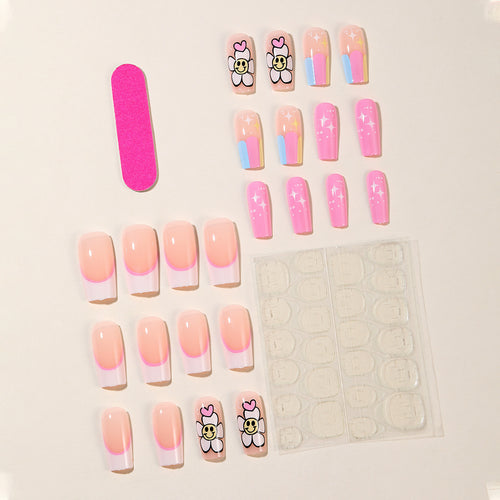 Creative Floral-Themed Nail Art Extensions Bowlift