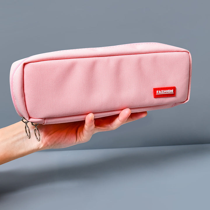 Multi-Compartment Zippered Pencil Pouch Bowlift