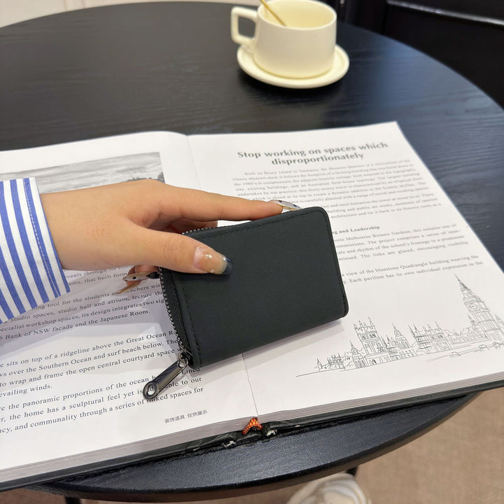 Compact Zippered Wallet
