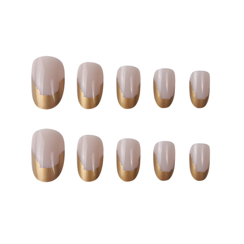 Elegant French Tip Gel Nail Extensions Bowlift