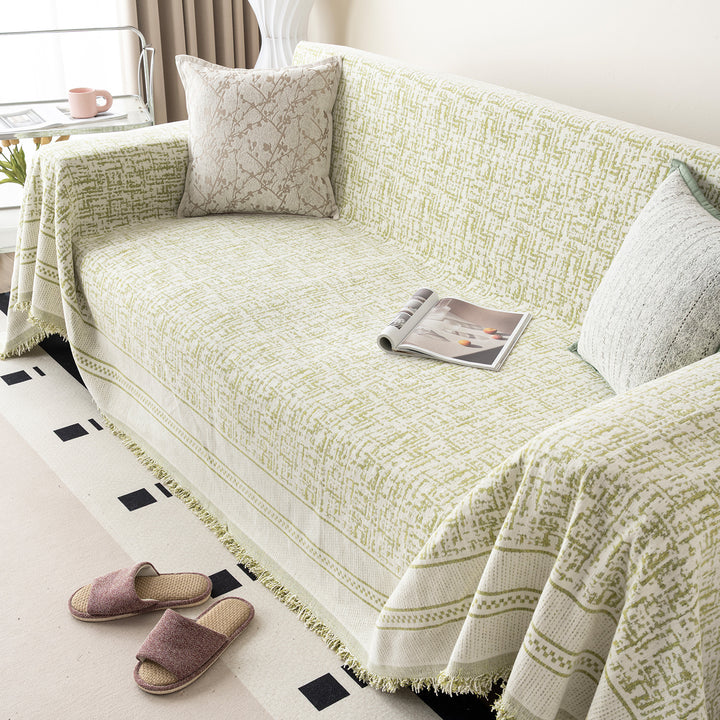 Textured Sofa Cover Blanket