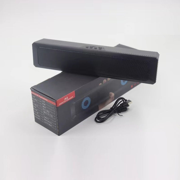 Desktop speakers with powerful sound and compact-optimized design Bowlift