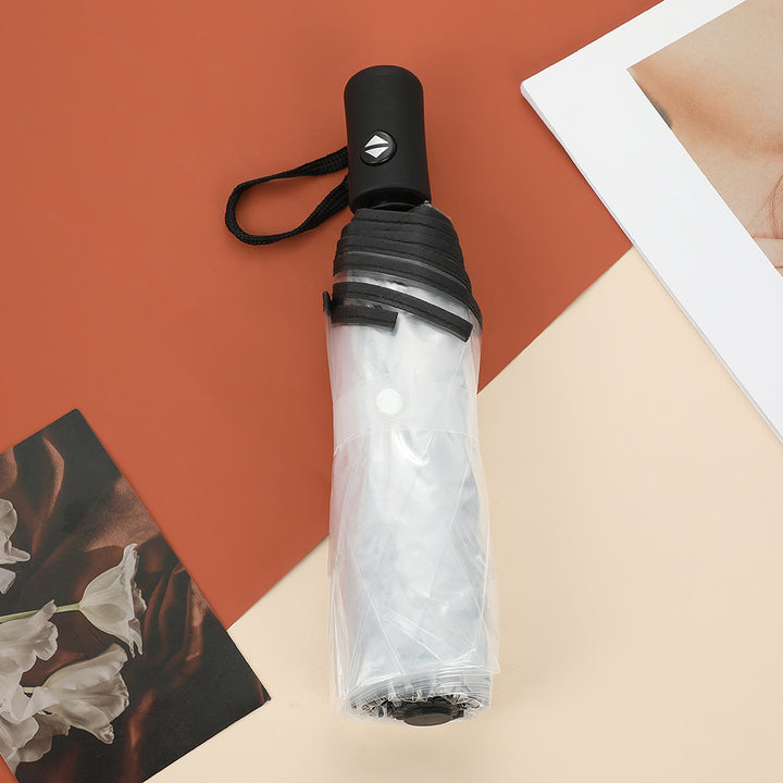 Unisex Automatic Transparent Umbrella Bowlift