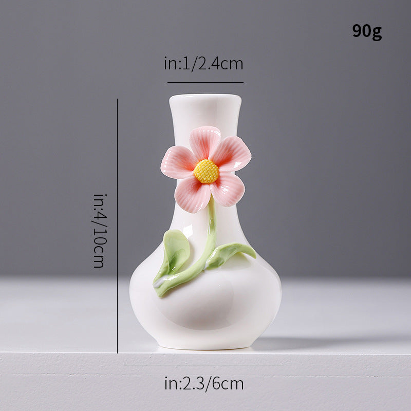 Floral Ceramic Vase