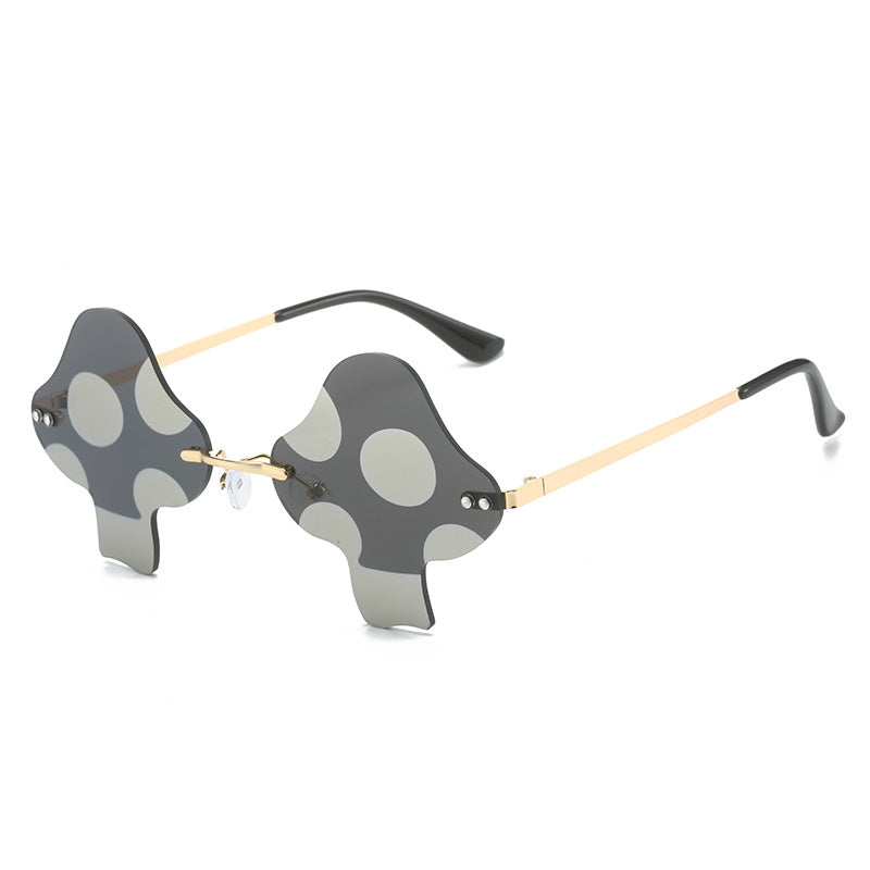 Unique Oversized Polka Dot Frame Sunglasses Bowlift