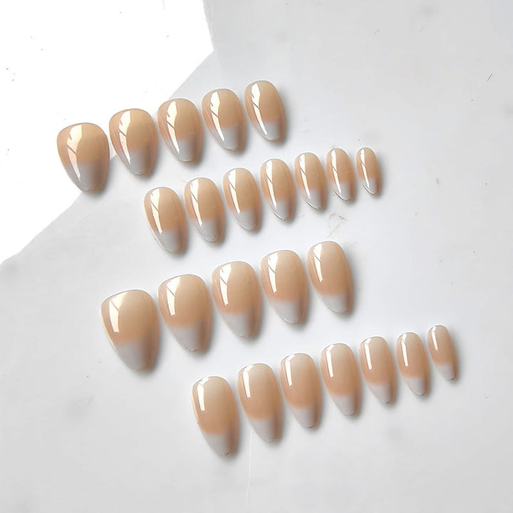 Elegant Ombre Artificial Nails Bowlift