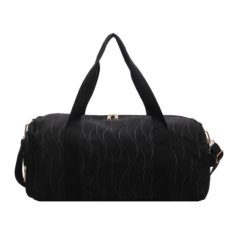 Sporty travel bag with stylish wave pattern Bowlift