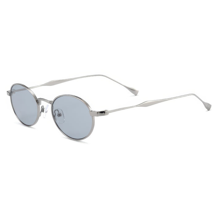 Women's fashionable sunglasses with high-quality metal frame and round lenses Bowlift