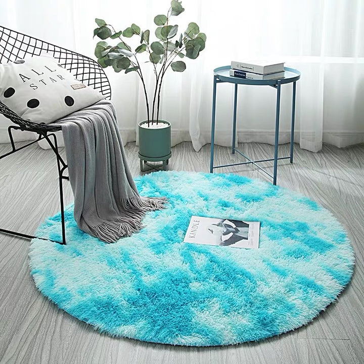 Plush Round Area Rug